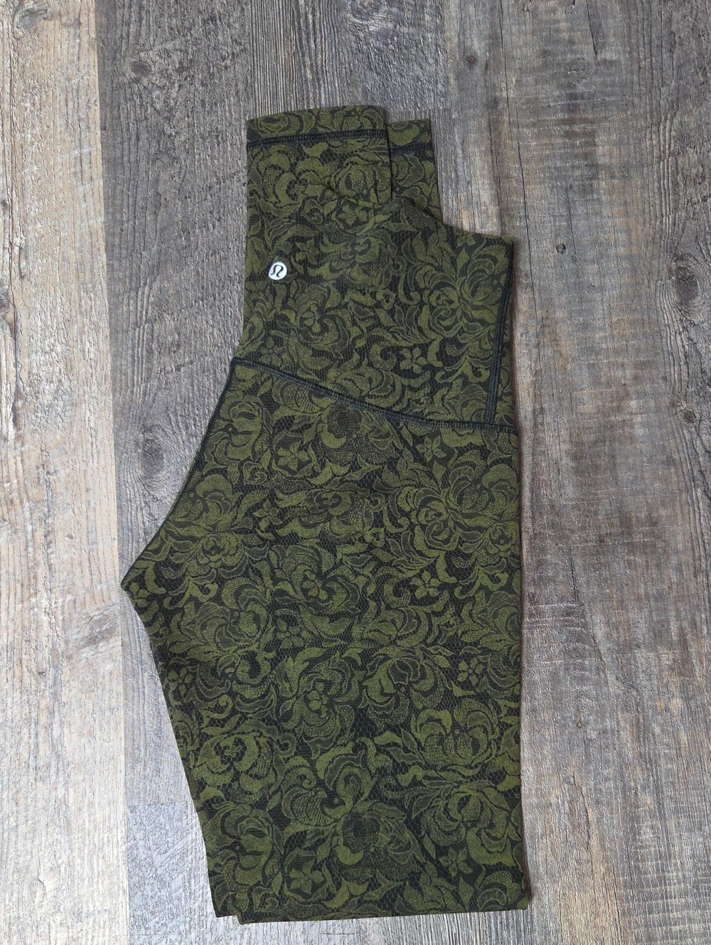lululemon athletica Lace Floral-Pattern Leggings